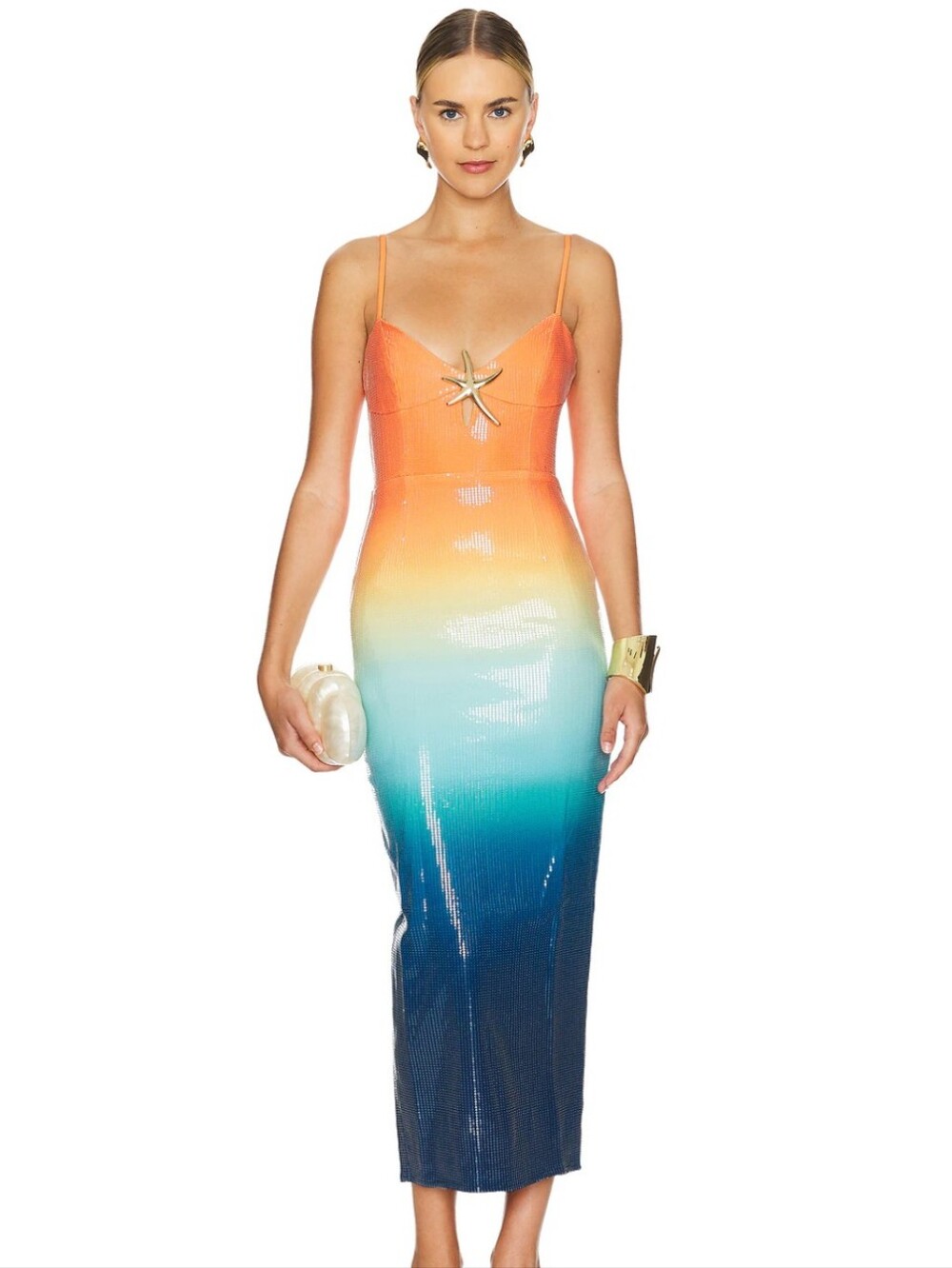 Revolve Runaway the label Benito ombre dress (XS)